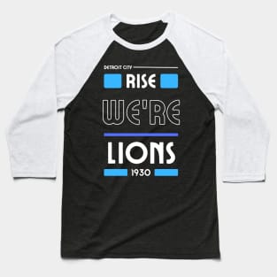 RISE WE'RE LIONS 1930 Baseball T-Shirt